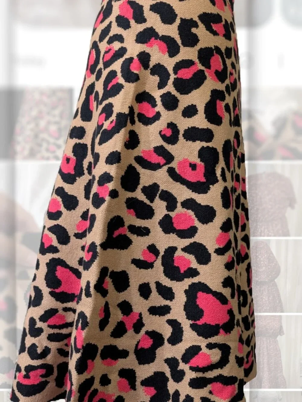CATO Leopard print skirt. Hot pink💞 - Picture 3 of 6